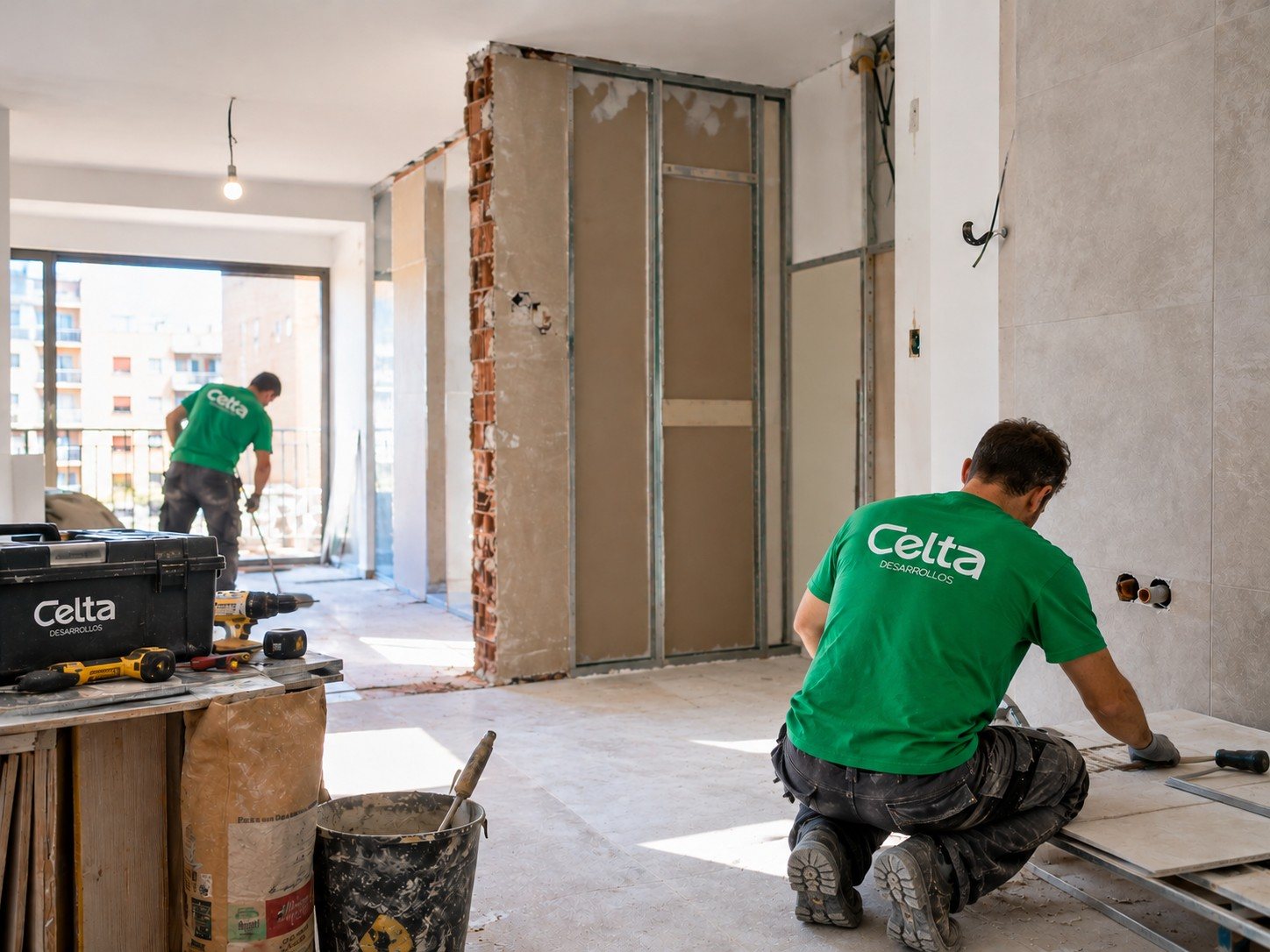 Equipo Celta Desarrollos en una reforma interior